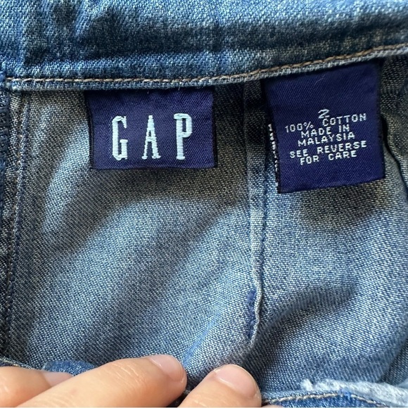Gap Vintage button down denim skirt Size: 2 - Picture 3 of 3